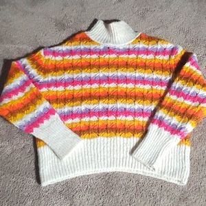 Zara small mockneck sweater